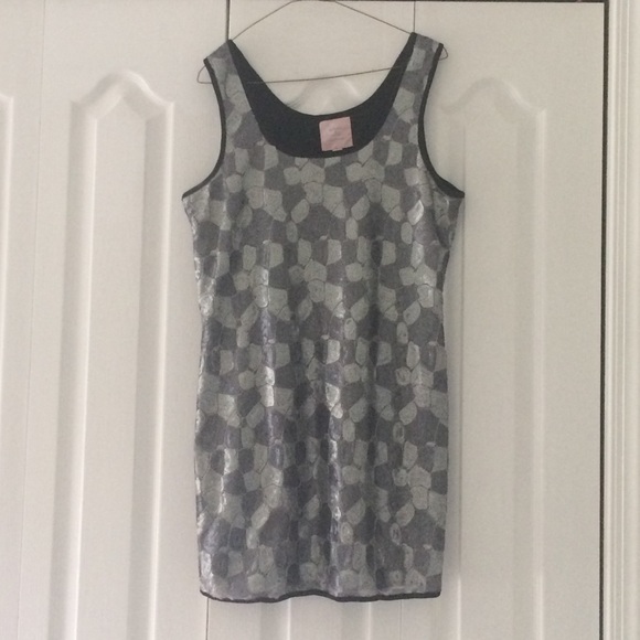 metallic dress, size L