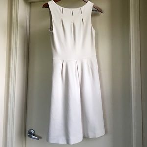 Silver Pleated Dress from Banana Republic