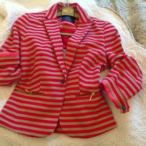 Striped zara blazer/summer jacket