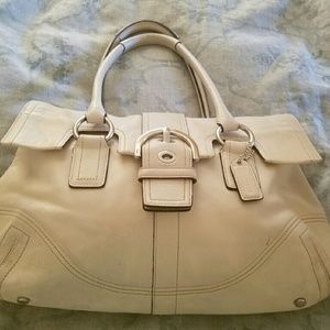 White Coach Handbag