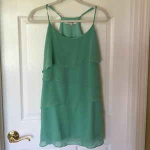 FOREVER 21 Green dress. Polyester. Lined. Small