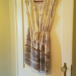 Rachel Roy Airplane Watercolor Dress