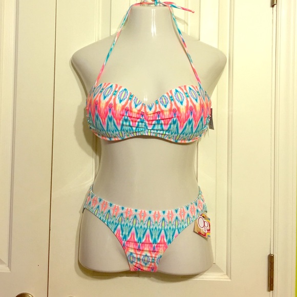 Multicolored OP bikini🛍🛍