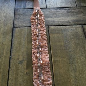 Beaded and Sparkly Pink Belt from Anthropologie