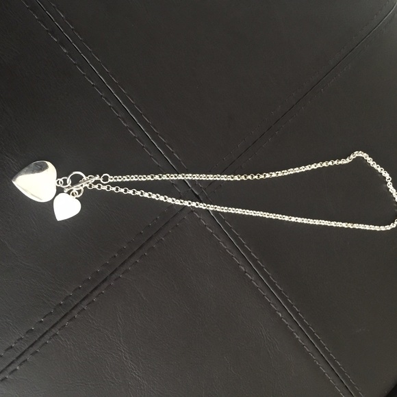 Sterling silver heart chain from jared