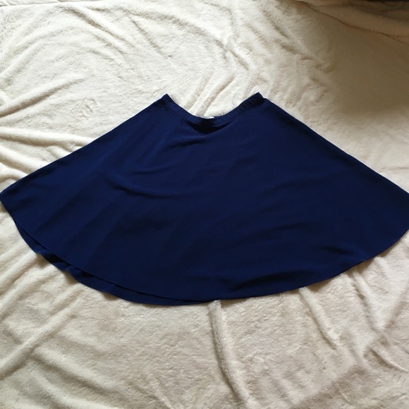 Royal blue Banana Republic circle skirt