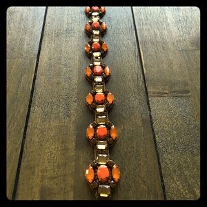 Orange Beaded Belt from Anthropologie