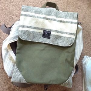 Fairbault messenger bag and backpack