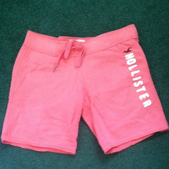Hollister pink stretchy shorts