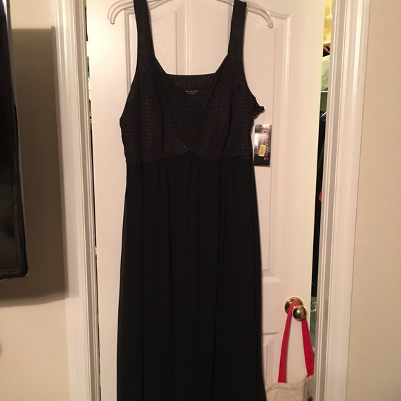 Black Robbie Bee long dress