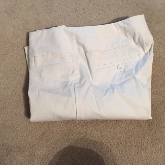 The limited white flare pants