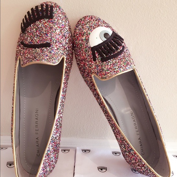 Chiara Ferragni 'Flirting' glitter slippers - Picture 2 of 4