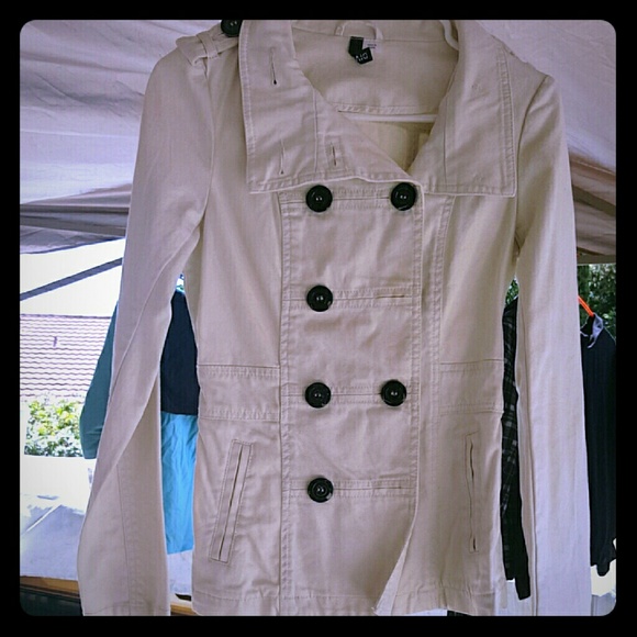 Ivory Double Breasted Jacket
