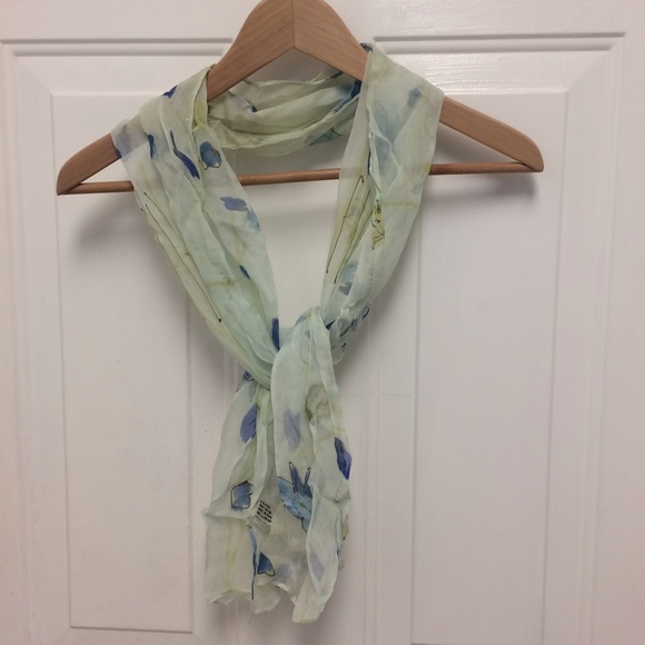 Rayon narrow rectangular scarf