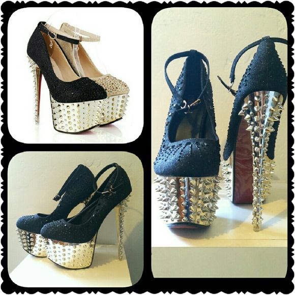 Shoes - Sky High Spike Platforms