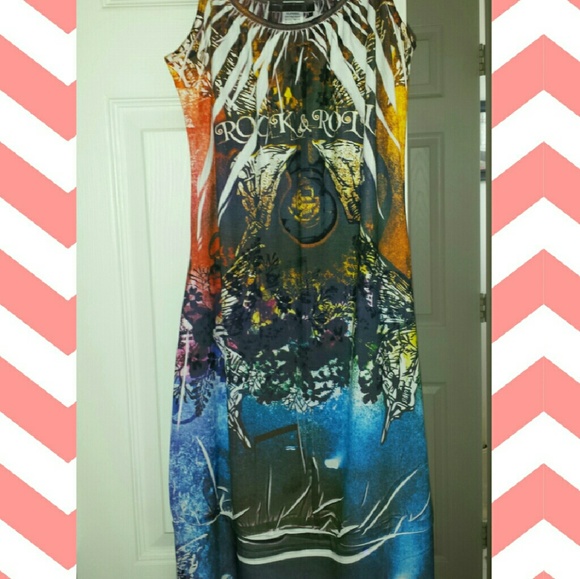 Rock & Roll Polyester dress
