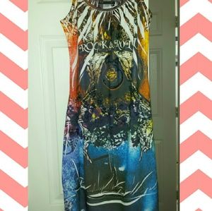 Rock & Roll Polyester dress