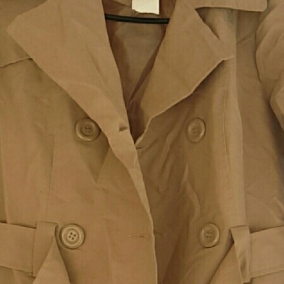 Tan Double Breasted Jacket - Picture 2 of 2