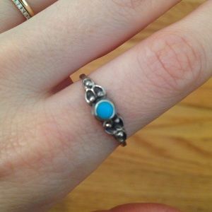 Vintage Sterling Silver and Turquoise Ring