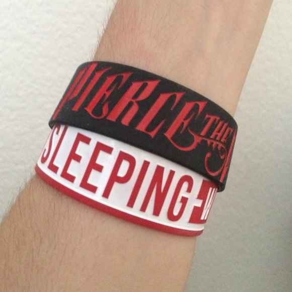 Pierce The Veil/Sleeping with Sirens Wristbands