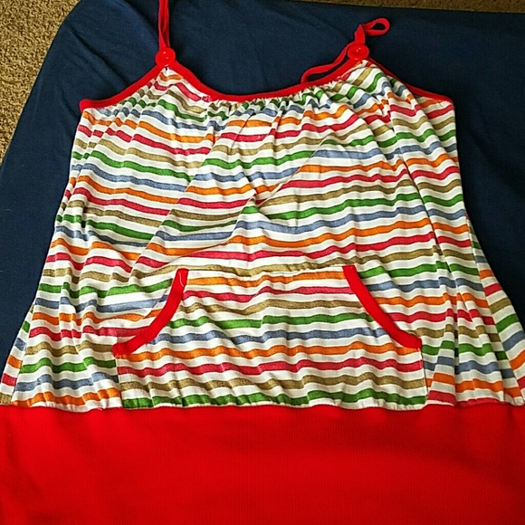 Multicolored tank
