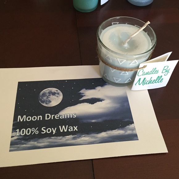 💙🌚🌙Homemade Moon Dreams Soy Wax Candle Small