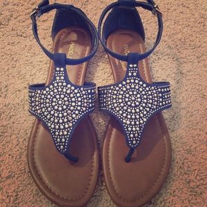 Dark Blue summer sandals