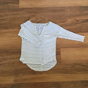 Madewell 100% Linen Striped Shirt