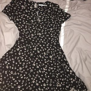 Super cute black and floral dress by Kimchi Blue