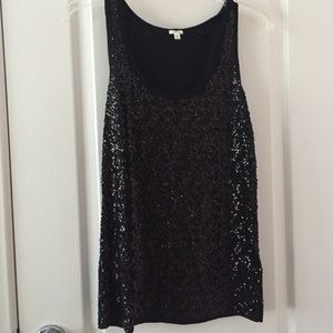 J Crew sequined tank top
