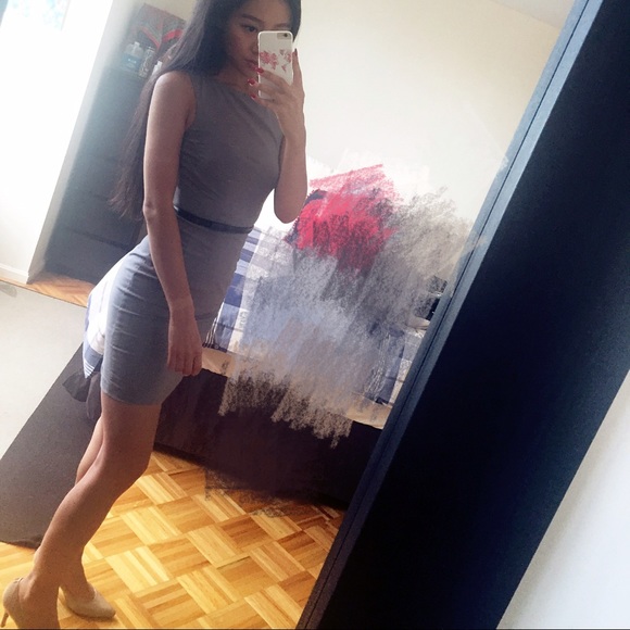 ***SOLD**Classy grey dress for work, size S