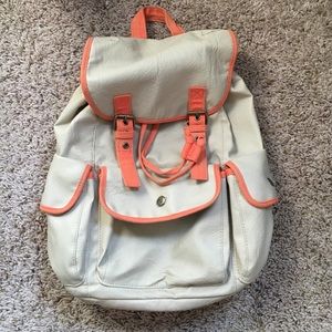 Cute Tan and Orange Backpack