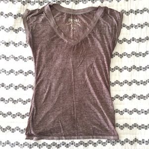 B3G1 💎 Brown layering V neck tshirt