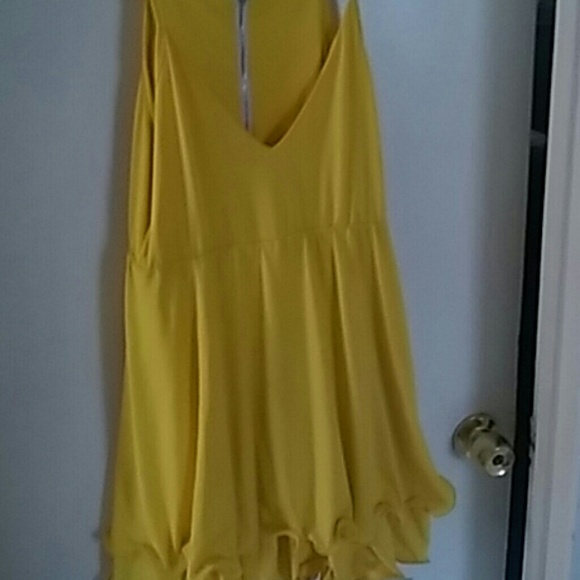 Yellow summer dress