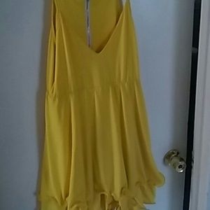 Yellow summer dress
