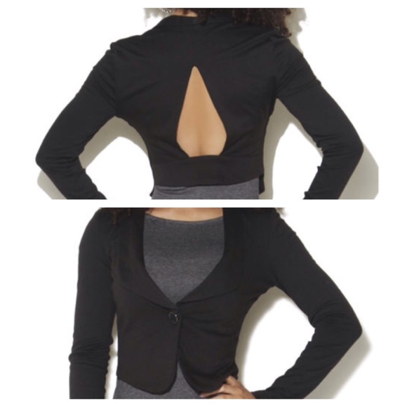 Open Back Panel Blazer