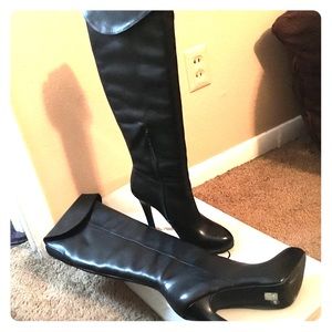Jessica Simpson leather knee high boots