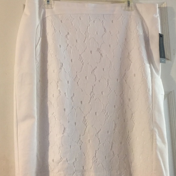 White lace skirt 14W