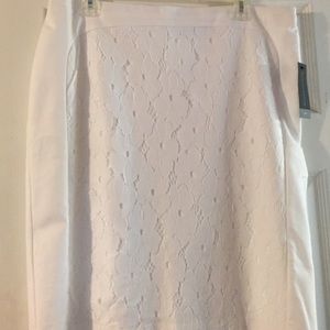 White lace skirt 14W