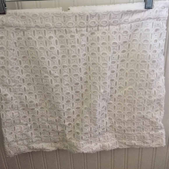 J Crew white skirt