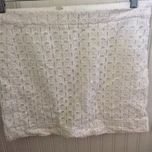 J Crew white skirt