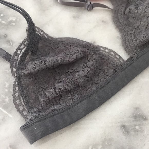 *LAST ONE* Gray Lace Bralette - Picture 2 of 4