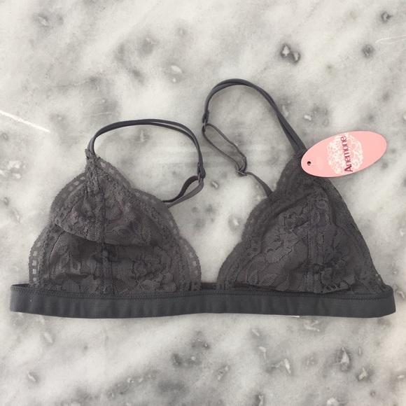 *LAST ONE* Gray Lace Bralette - Picture 3 of 4
