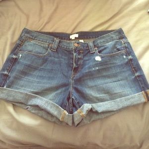 Denim shorts