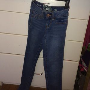 Medium wash Jean leggings