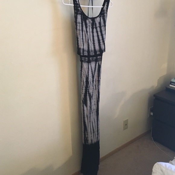 Like new black tie dye dress