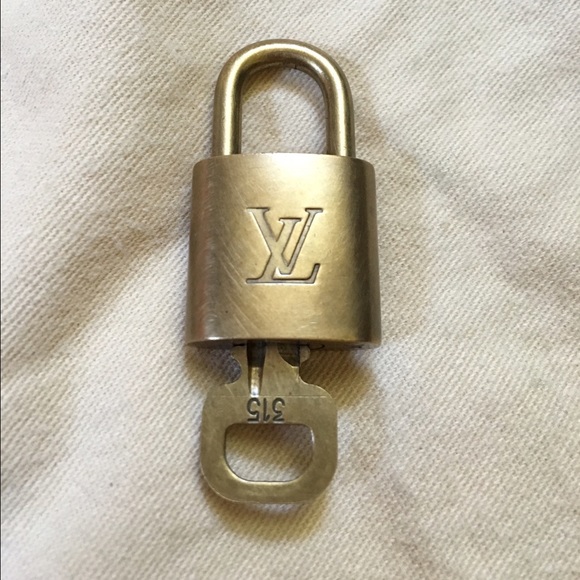 Louis Vuitton 315 Brass Lock and Key