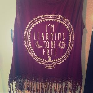 "Learning to be free" tank