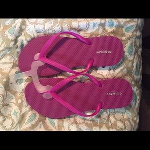 Purple sandals