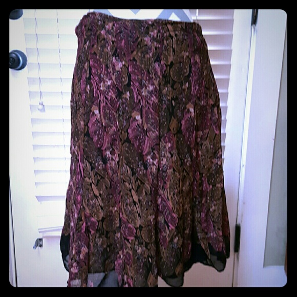 Style & Co Floral Skirt